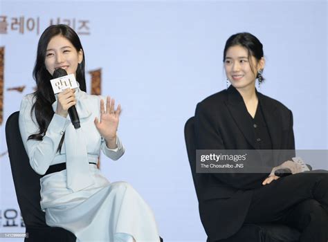 Suzy Jeong Eun Chae During A Press Conference Of Drama Anna At News Photo Getty Images