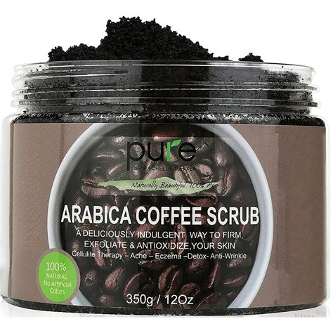 100 Organic Arabica Coffee Scrub 12 Oz With Natural Coffee Coconut