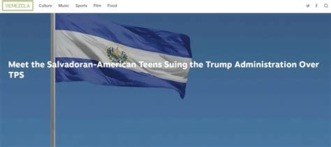 Meet The Salvadoran American Teens Suing The Trump Administration Over Tps