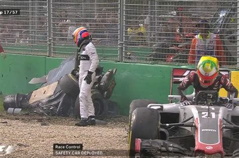 Watch F1 Driver Fernando Alonso Walk Away From Brutal Crash