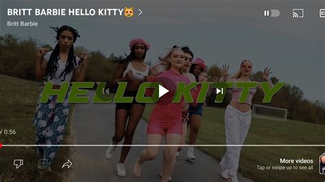 Britt Barbie Hello Kitty Reaction Youtube