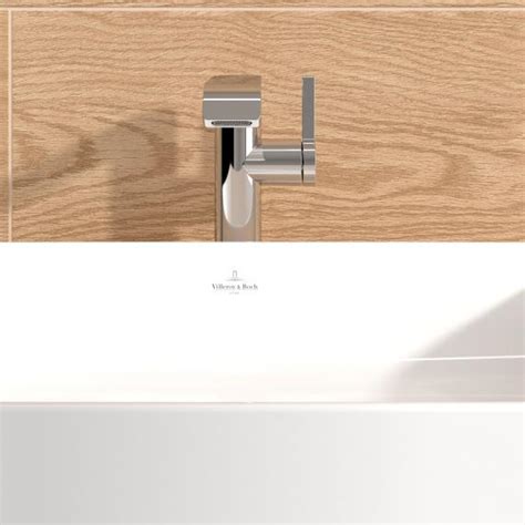 Villeroy Boch Embrace Basin Fitting With Tall Pillar With AquaSmart