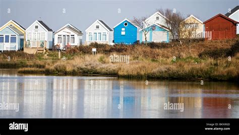 Mudeford Beach Huts Stock Photo - Alamy