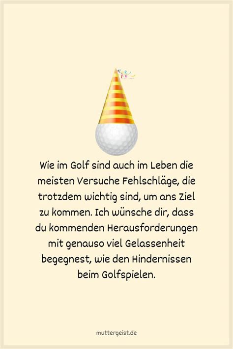 Tolle Geburtstagsw Nsche F R Golfer