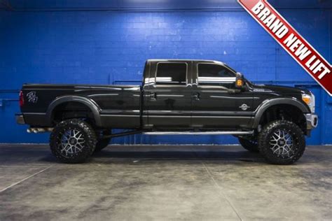 2015 Ford F 350 Super Crew Cab Lariat Turbo 67l V8 Diesel Long Bed Lifted