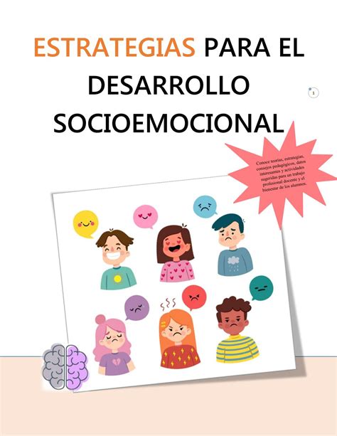 Revista De Estrategias Para El Desarrollo Socioemocional En Preescolar