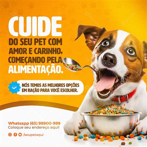 Cuide Do Seu Pet Amor E Carinho Começando Pela Alimentação Pet Shop