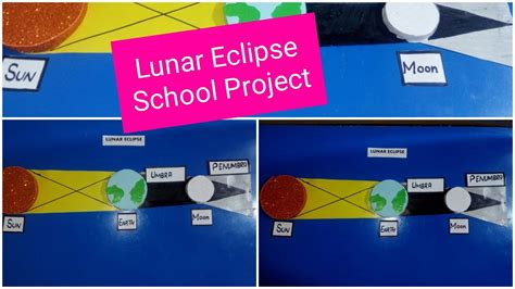 Solar And Lunar Eclipse Easy Making Of The Eclipses School Craft Lunar Eclipse Science