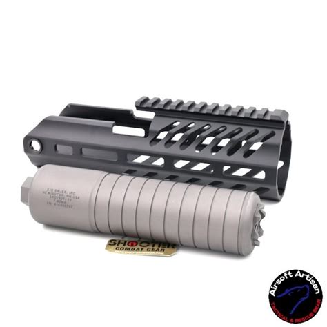 Airsoft Artisan Mcx Rattler Sd Handguard Set Black