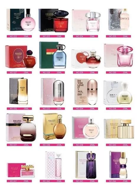 Kit Perfumes Brand Collection Variados Atacado 20 Unidades Lams