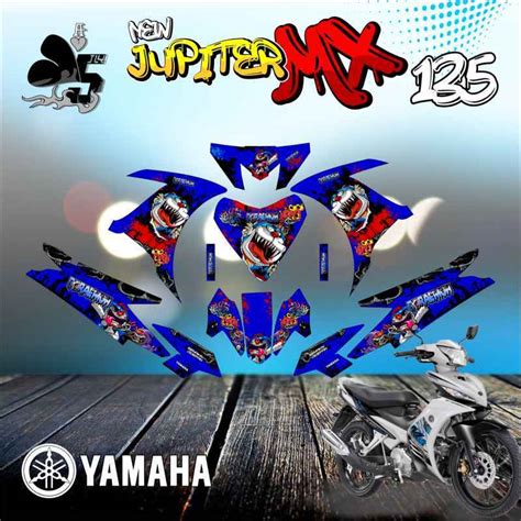 Jual Naga Sticker STICKER DECAL YAMAHA NEW JUPITER MX 135 FULL BODY