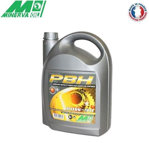 Bidon Litres D Huile De Transmission Minerva Oil W Pbh Made In