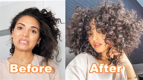 How To Wash And Style Curly Hair Youtube