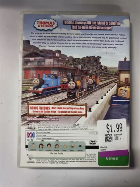 Thomas Friends Misty Island Rescue Dvd Region Ak