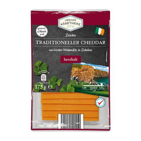 MEINE KÄSETHEKE Irischer traditioneller Cheddar günstig bei ALDI Nord