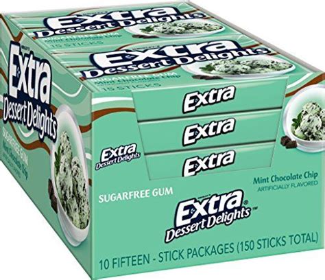 Extra Sugar Free Gum Dessert Delights Mint Chocolate Chi Mint