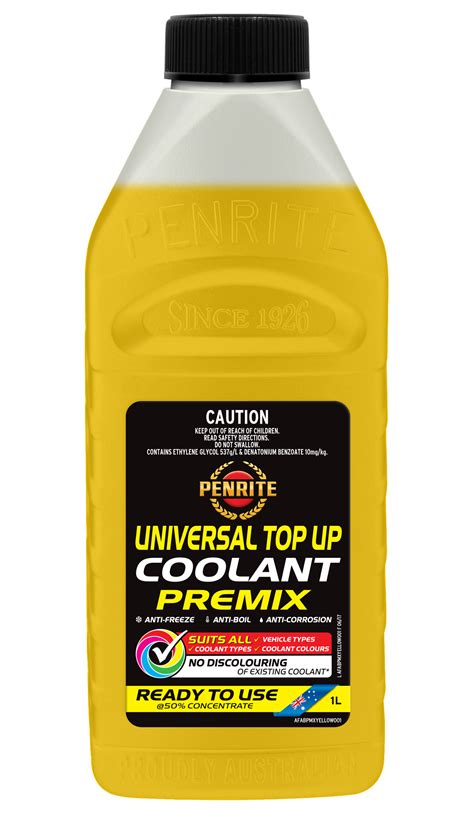 Universal Top Up Coolant Premix Penrite Oil