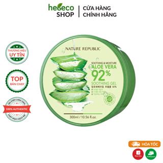 Gel Dưỡng Ẩm và Làm Dịu Da Nha Đam Nature Republic Aloe Vera 92