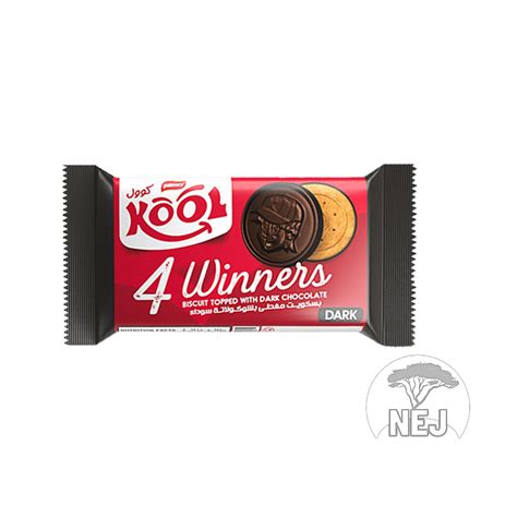 Mini Biscuit enrobés Kool Break au Chocolat Noir NEJ Sarl