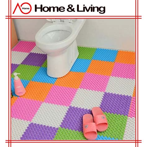 Ao Home Non Slip Splicing Floor Mat Kitchen Door Floor Bathroom Toilet