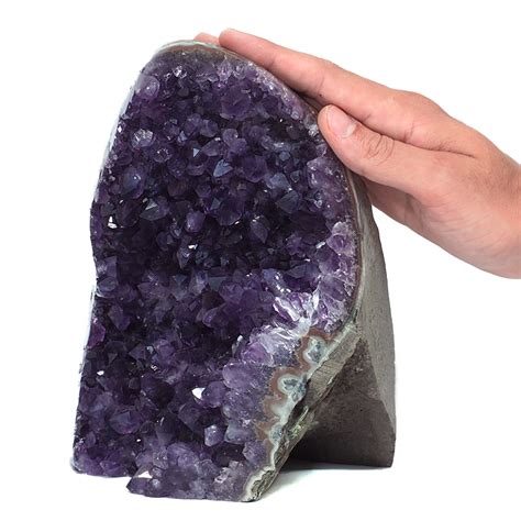 5 3kg Amethyst Polished Crystal Geode Specimen DR462 For Sale