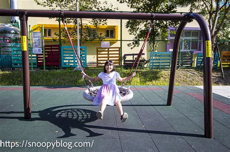 【彰化親子景點】玄璣公園特色遊戲場｜彰化北斗特色公園～土丘溜滑梯攀爬架、旋轉盤和鞦韆，小巧公園大大放電 史努比遊樂園