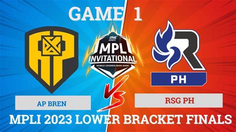 AP BREN Vs RSG PH Game 1 MPLI 2023 Indonesia Mobile Legends Lower