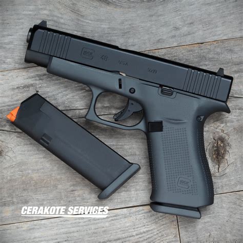 Glock 48 9mm Gaston Gray Pistol Usa Cerakote Services