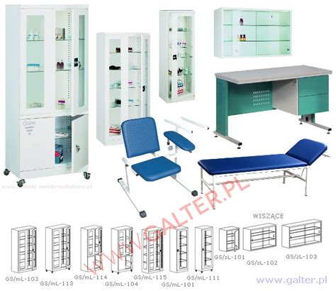 Meble Medyczne Metalowe Szafy Lekarskie I Szklane Na Leki