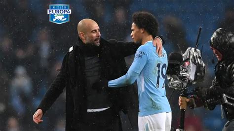 Pep Guardiola Le Desea Xitos A Leroy San Quien Se Va Del Manchester