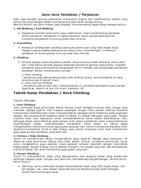 Mendaki Gunung Pdf Perjalanan Sains And Matematika