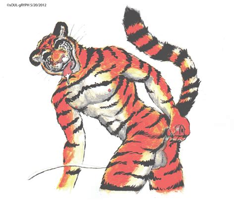 Rule 34 Anthro Anus Ass Balls Cum Dildo Feline Male Male Only Sex Toy Soulgryph Tiger