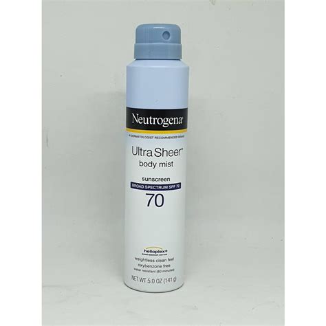 Neutrogena Ultra Sheer Spray And Lotion Beach Sunblock Sunscreen Spf70 Water Resistant Shopee