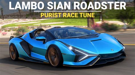 Forza Horizon 5 Tuning 2020 Lamborghini Sian Roadster FH5 Purist