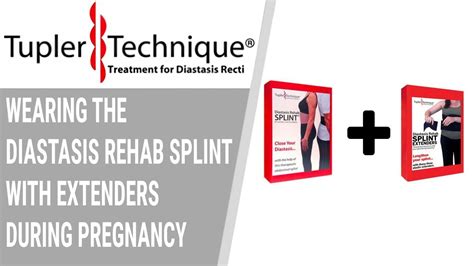 Wearing The Diastasis Rehab Splint With Extenders During Pregnancy Julie Tupler Rn Youtube