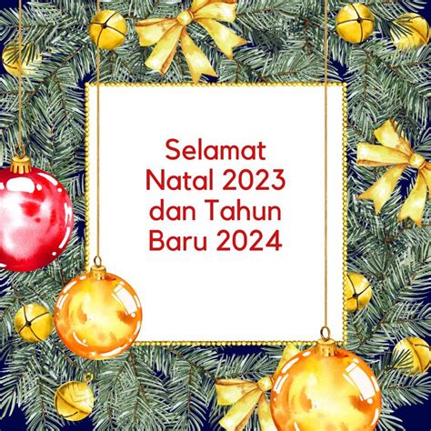 15 Gambar Kartu Ucapan Natal 2023 Dan Tahun Baru 2024