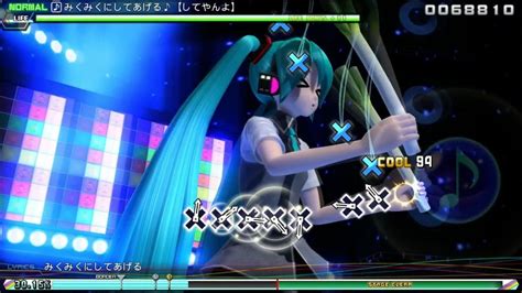 【初音ミクproject Diva Future Tone Dx】みくみくにしてあげる♪【してやんよ】 Normal フルコンボ アケコン手元