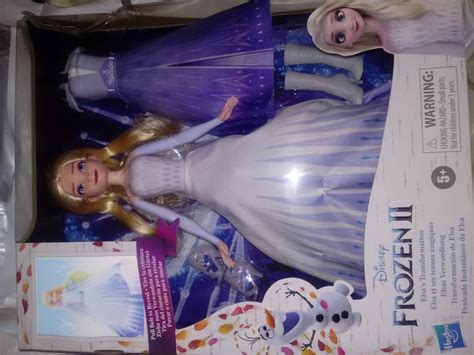 Disneys Frozen Elsas Transformation Fashion Doll With Outfits And