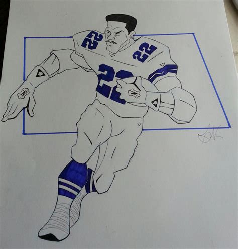 Old Skool Emmitt Smith By J Dot Will On Deviantart