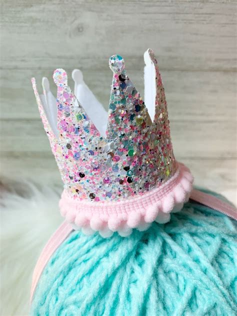 Glitter Birthday Crown Girls Birthday Crown Birthday Crown Etsy