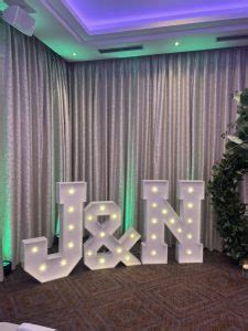 Classic Led Light Up Letters For Hire The Added Extra