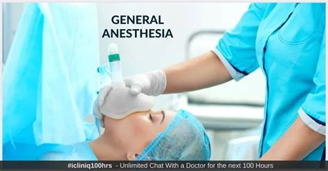 General Anesthesia Facts Advantages Side Effects