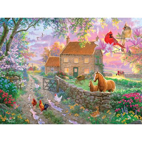 RoseArt - ABRAHAM HUNTER - English Farm Life - 500 Piece