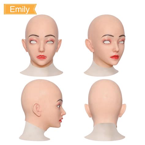 Anzi Realistic Silicone Female Head Mask For Cosplay Transgender