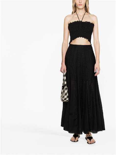 Charo Ruiz Ibiza Norma Fluted Maxi Skirt Farfetch