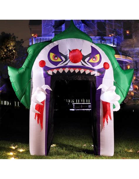 Nervure Ft Halloween Inflatables Clown Archway Halloween