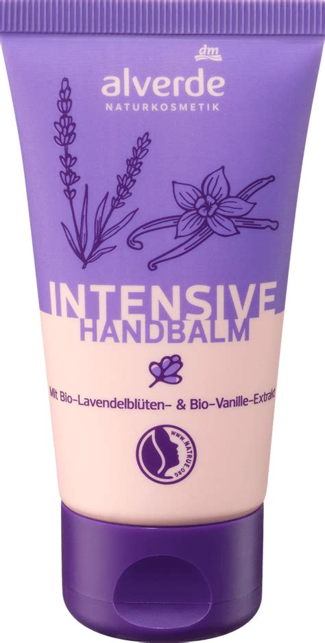 Alverde NATURKOSMETIK Handcreme Intensive Mit Bio Lavendel Bio