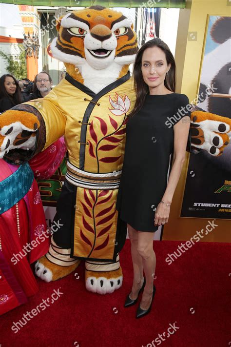 Tigress Angelina Jolie Seen Dreamworks Animation Editorial Stock Photo ...