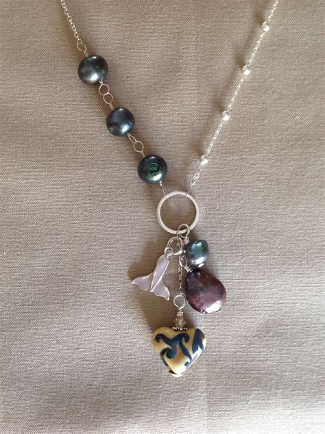 Handmade Sterling Silver Necklace With Freshwater Pearls