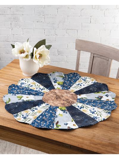 Quilt Cherry Round About Table Topper Pattern